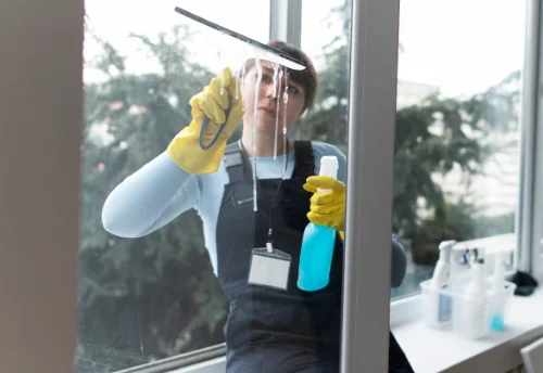 Nettoyage de vitres intérieures et extérieures à l'Isle-sur-le-Doubs